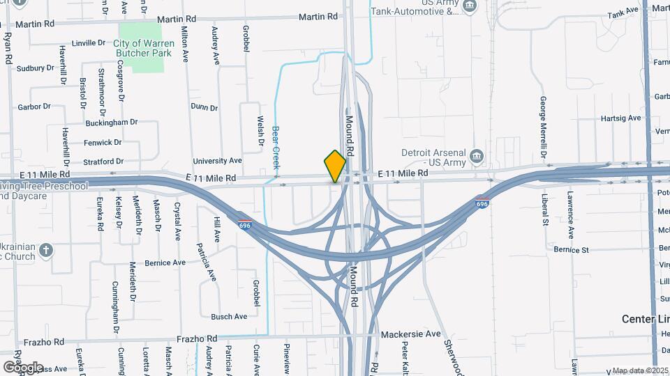 5802-5838 E 11 Mile Rd Map and Location Details