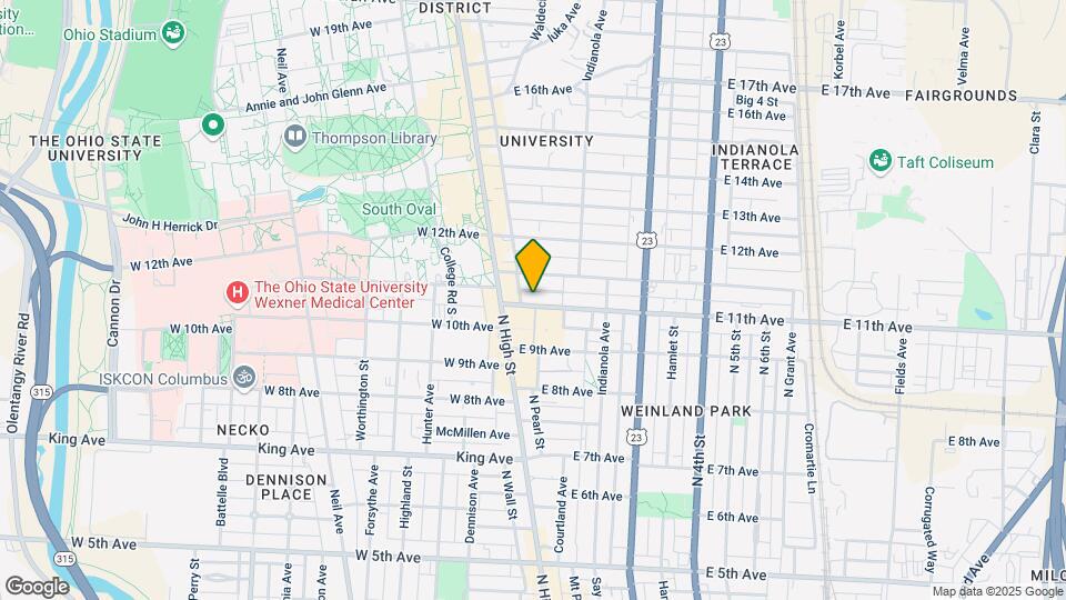 40 E 11th Ave Mapa y Detalles de la Ubicación