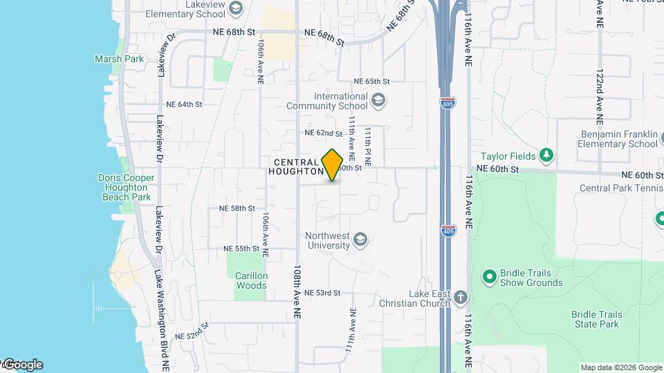 10919 NE 59th St Map and Location Details