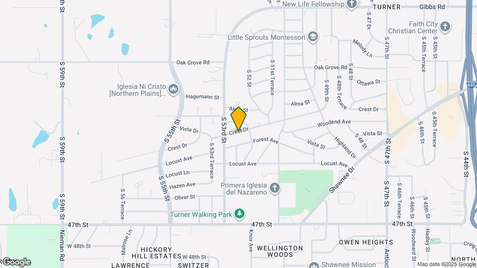 5217 Crest Dr Map and Location Details