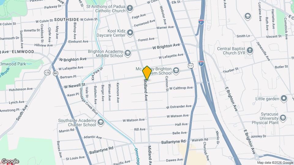 2331 Midland Ave Map and Location Details