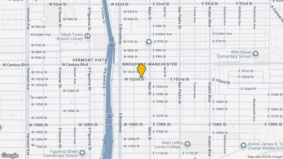 130 W 102nd St Map and Location Details