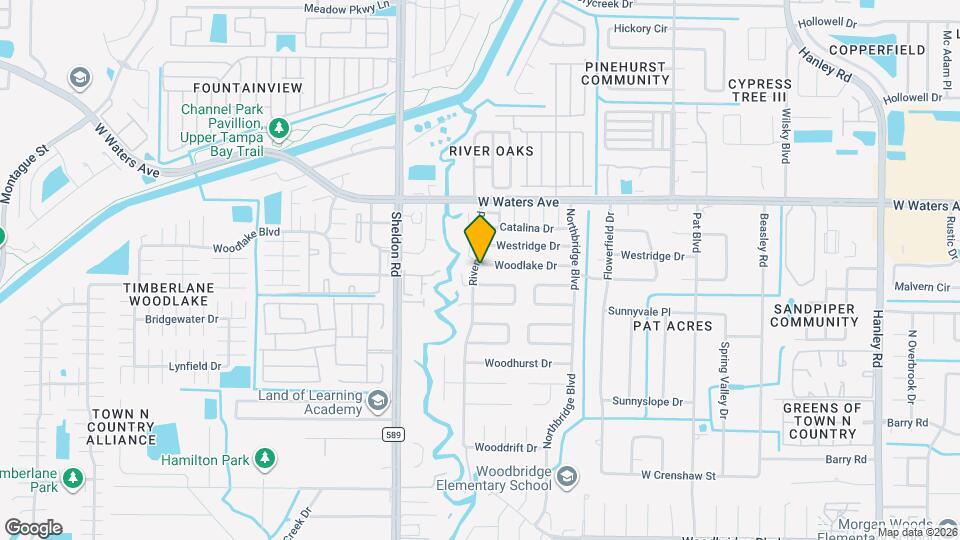 8518 Woodlake Dr Map and Location Details