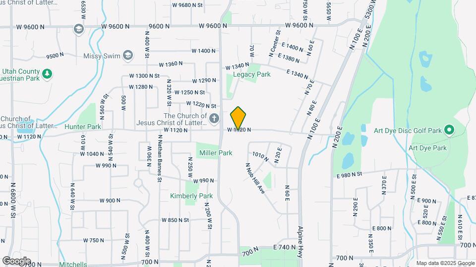 109 W 1120 N Map and Location Details