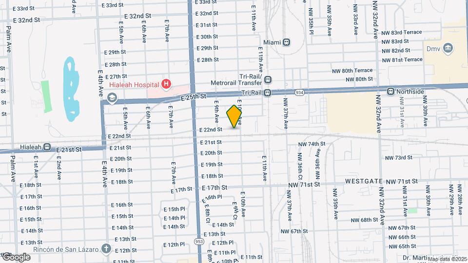974 E 22nd St Mapa y Detalles de la Ubicación