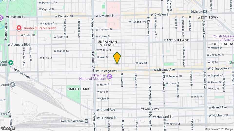 2219 W Rice St Map and Location Details