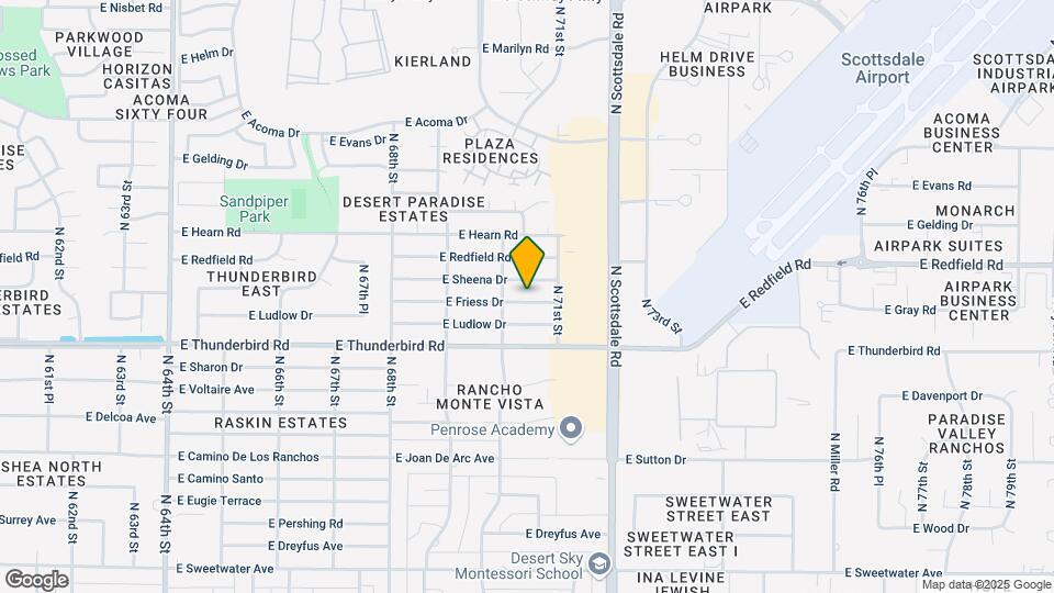 7020 E Friess Dr Mapa y Detalles de la Ubicación