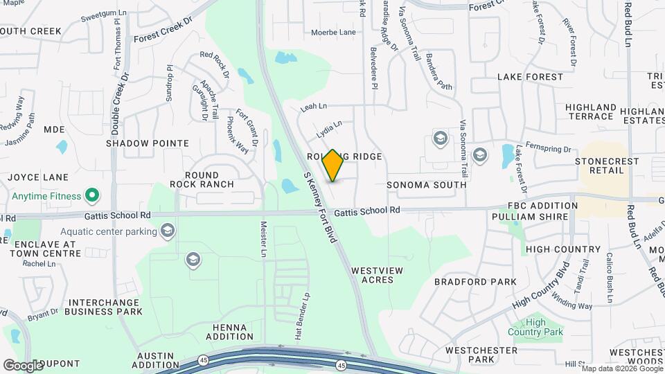 1301 Leah Ln Map and Location Details