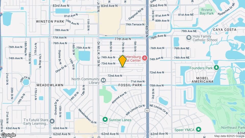 7230 4th St N Map and Location Details