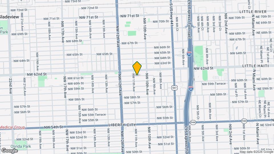 1074 NW 61st St Map and Location Details