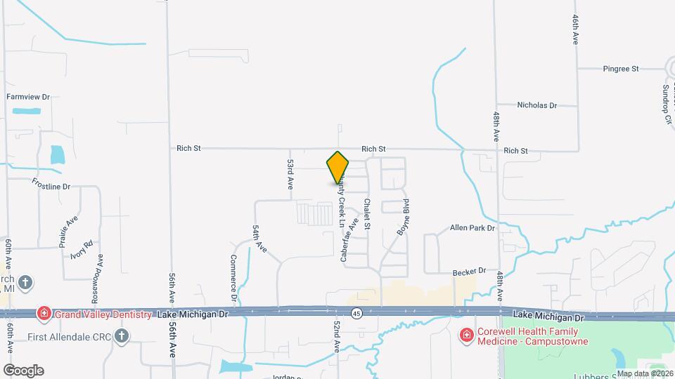 11477 Shanty Creek Ln Mapa y Detalles de la Ubicación