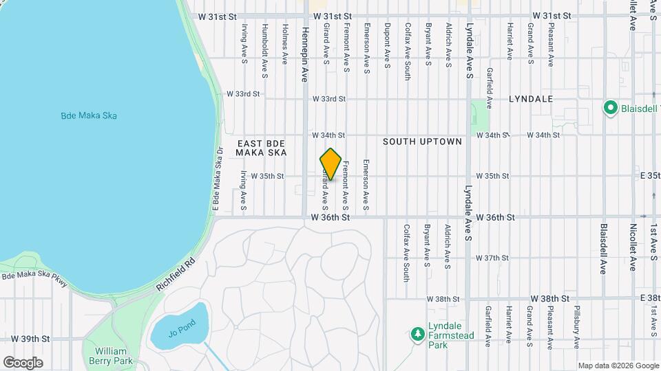 3509 Girard Ave S, Unit 2 Map and Location Details