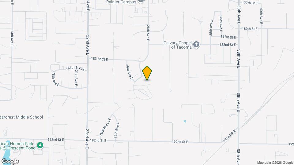 2901 186th St E Map and Location Details