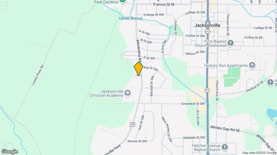 624 Alexandria Rd SW Mapa y Detalles de la Ubicación