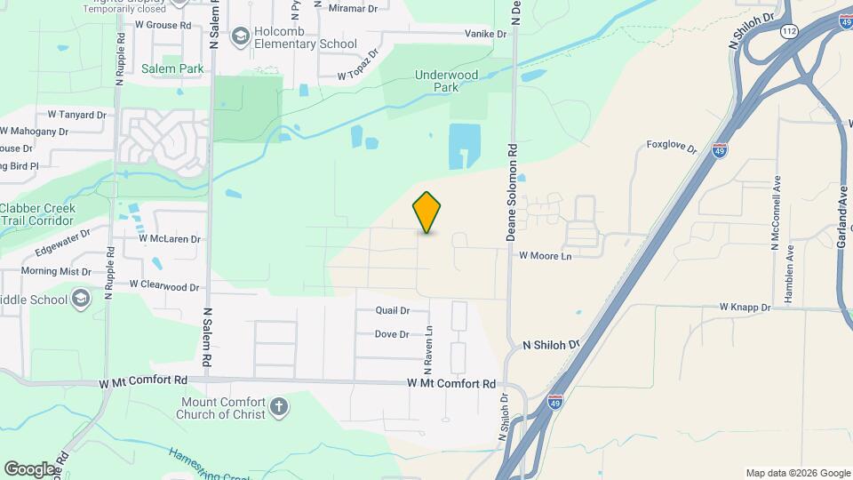 2488 N Raven Ln, Unit 2488 N Raven Lane Map and Location Details