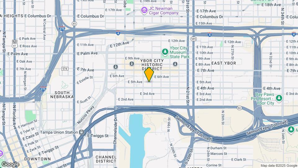 1615 E 5th Ave Map and Location Details