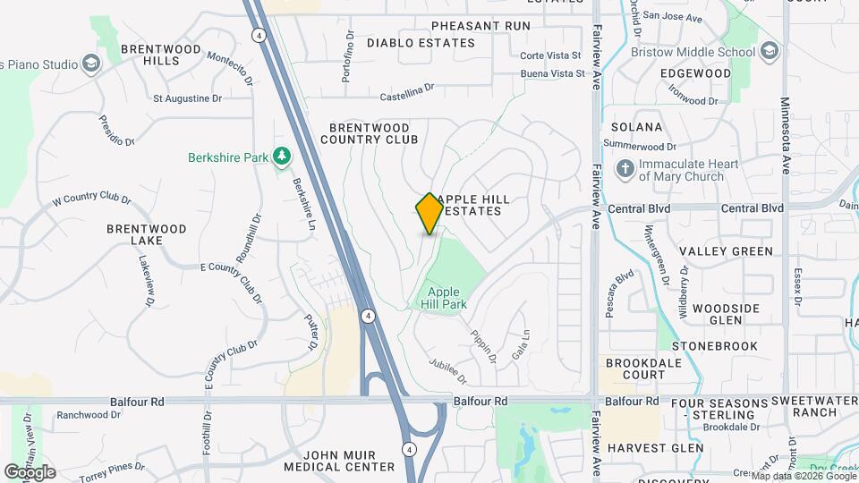 432 Apple Hill Dr Map and Location Details