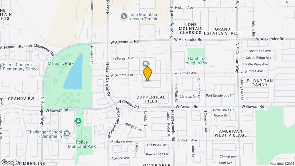 9425 Sparkling Waters Ave Map and Location Details