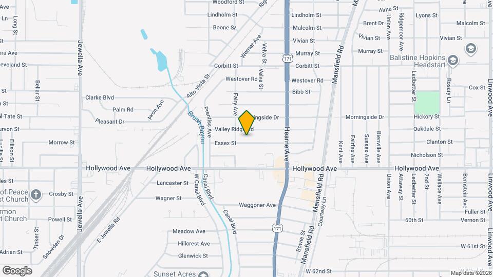 2834 Essex St Map and Location Details