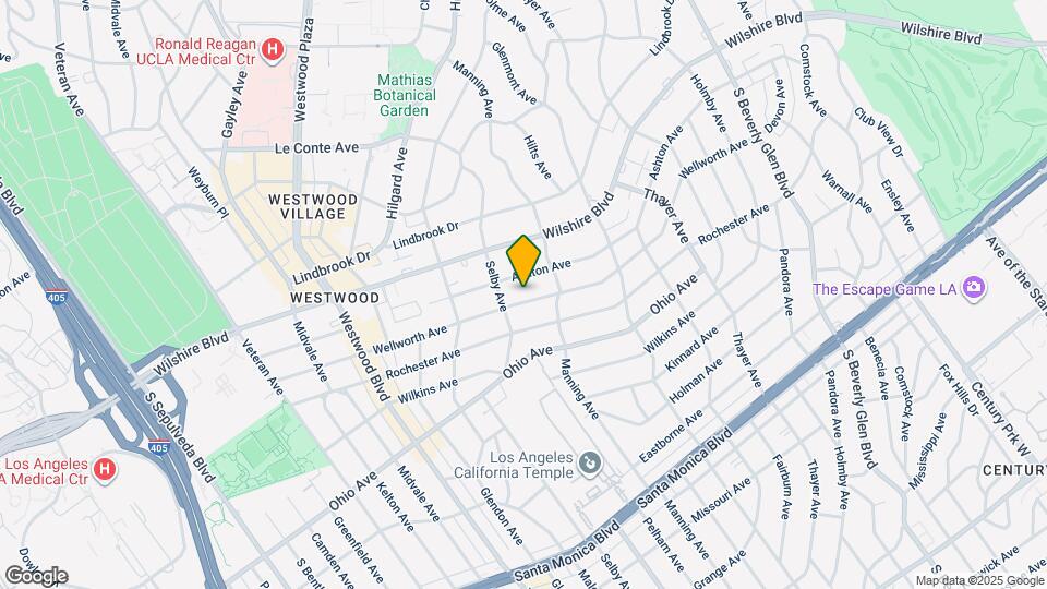 10733 Wellworth Ave Map and Location Details