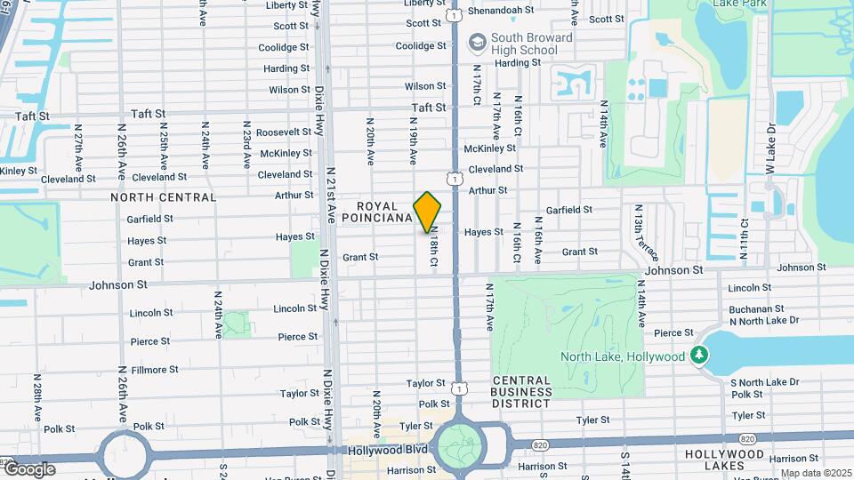 1020 N 18th Ct Map and Location Details