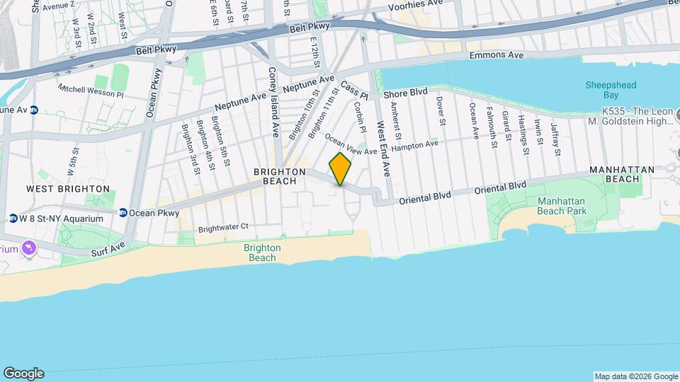 1120 Brighton Beach Ave Map and Location Details