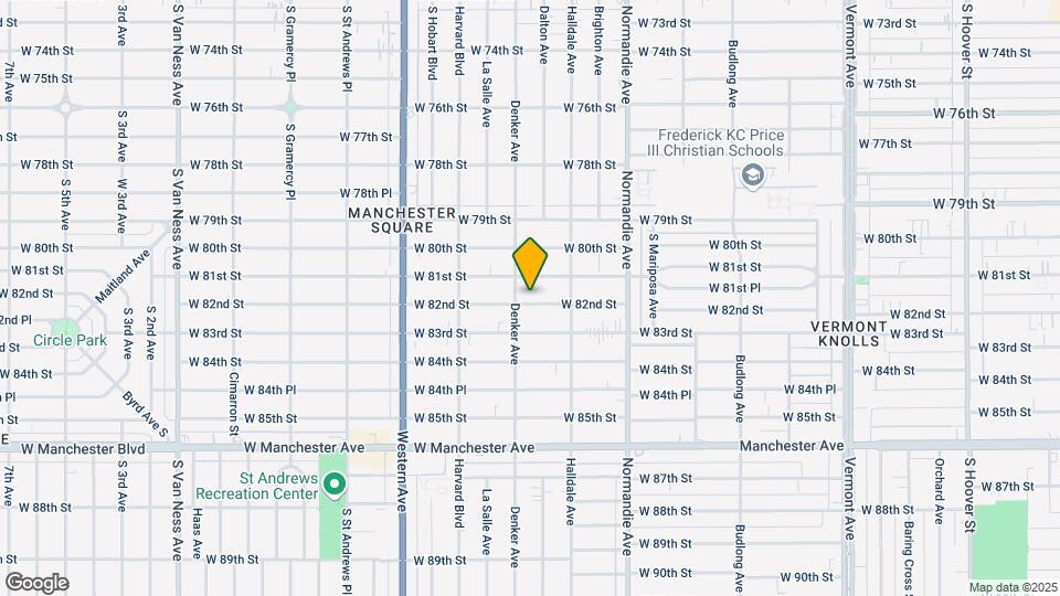 1547 W 82nd St Map and Location Details