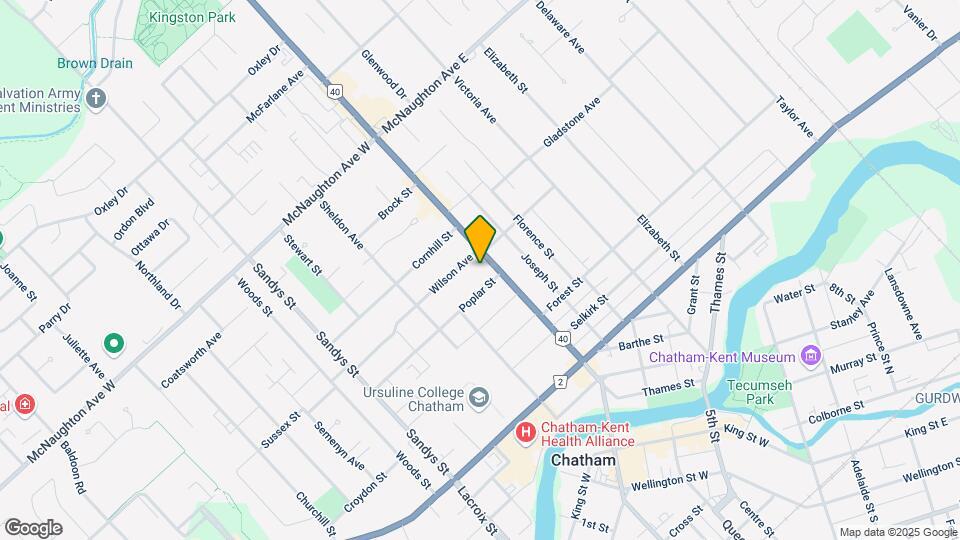 222 St Clair St Map and Location Details