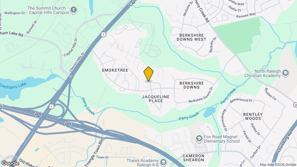 4509 Wolftrap Rd Map and Location Details