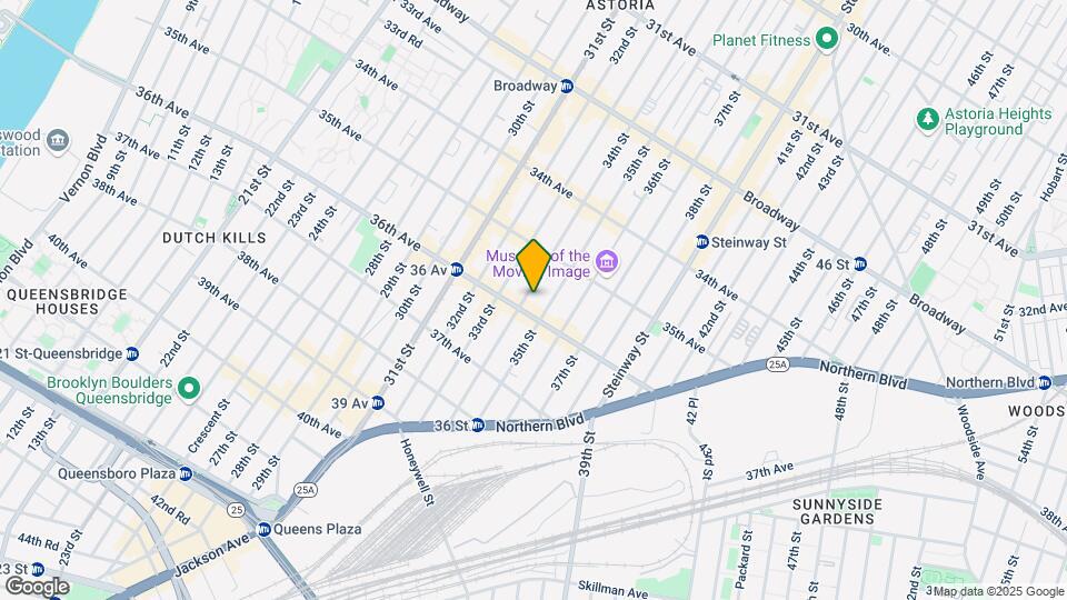 35-47 34th St Mapa y Detalles de la Ubicación