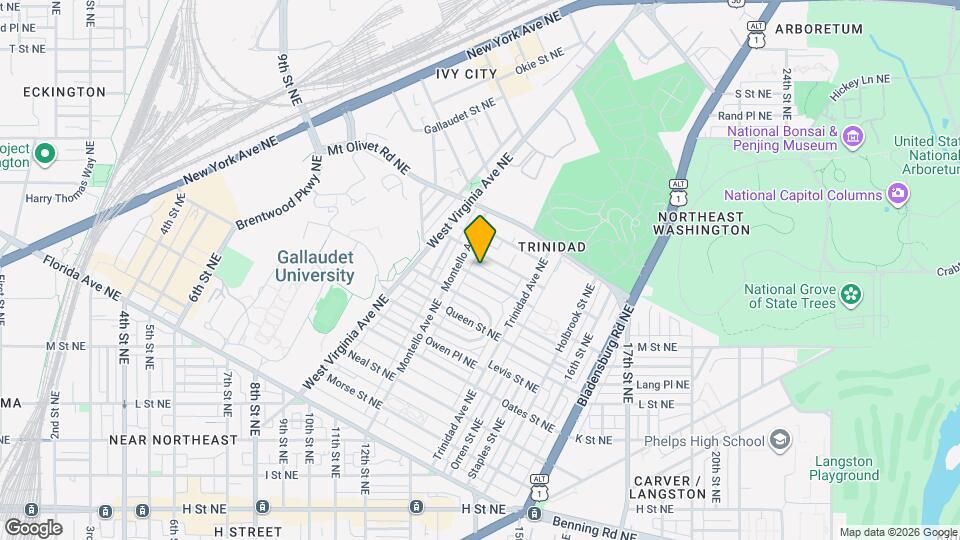 1218 Meigs Pl NE Mapa y Detalles de la Ubicación