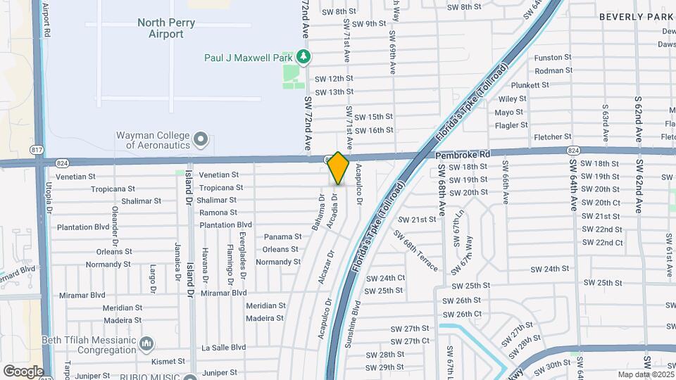 1911 Arcadia Dr Map and Location Details