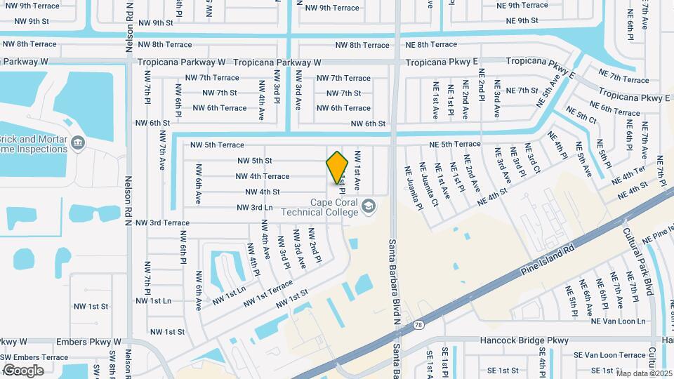 400 NW 1st Pl Map and Location Details