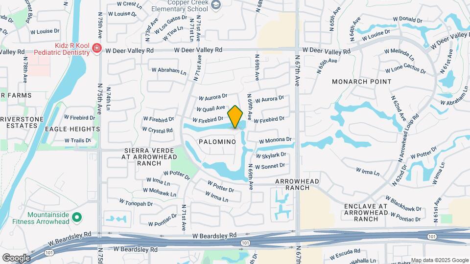 6944 W Rose Garden Ln Map and Location Details