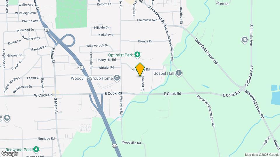 866 Danwood Rd Map and Location Details