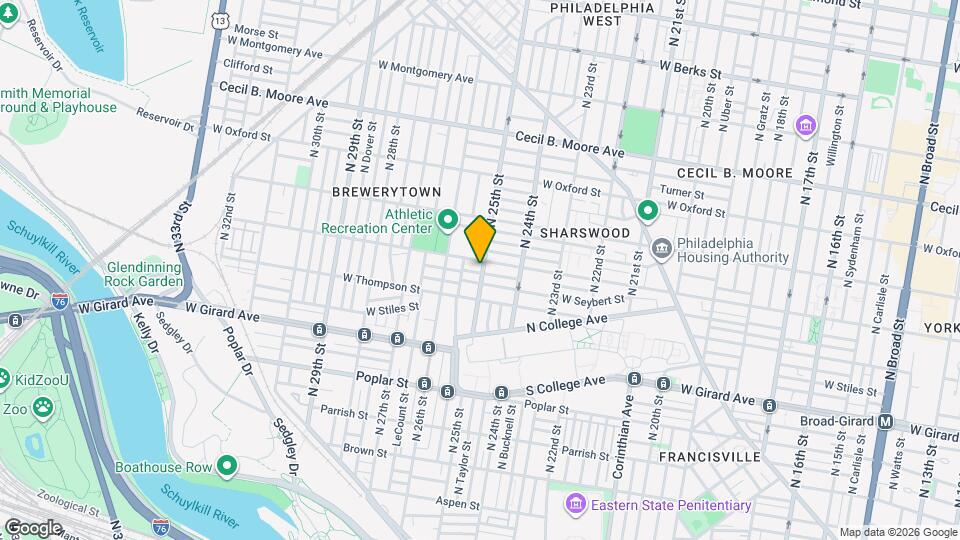 2503 Ingersoll St Map and Location Details