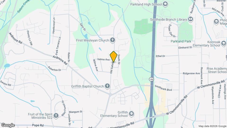 1814 Old Salisbury Rd Map and Location Details