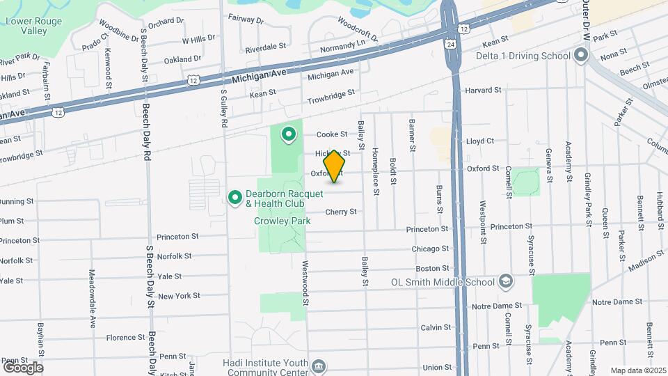 24800 Dunning St Map and Location Details