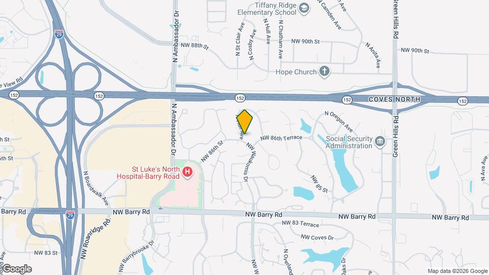 8635 N Hull Ave Map and Location Details