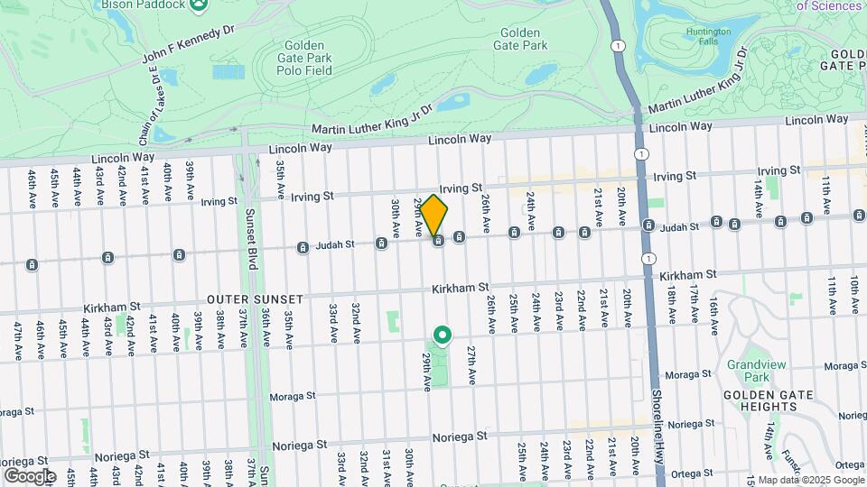 2221 Judah St Mapa y Detalles de la Ubicación