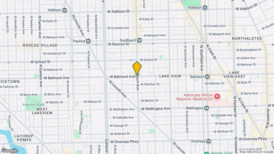 3208 N Southport Ave Map and Location Details