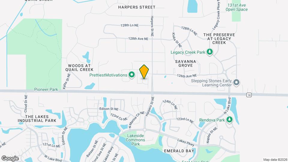 12572 Guadalcanal Cir NE Map and Location Details