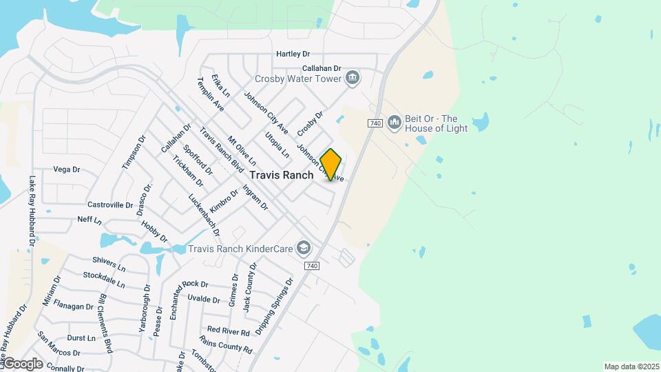 1021 Comfort Dr Map and Location Details