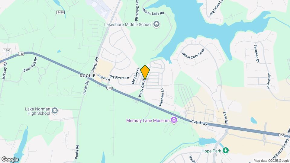 142 Water Oak Dr Map and Location Details