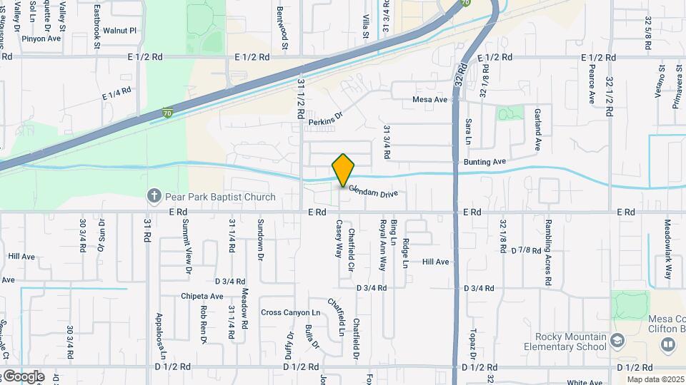 3157 Glendam Drive Map and Location Details
