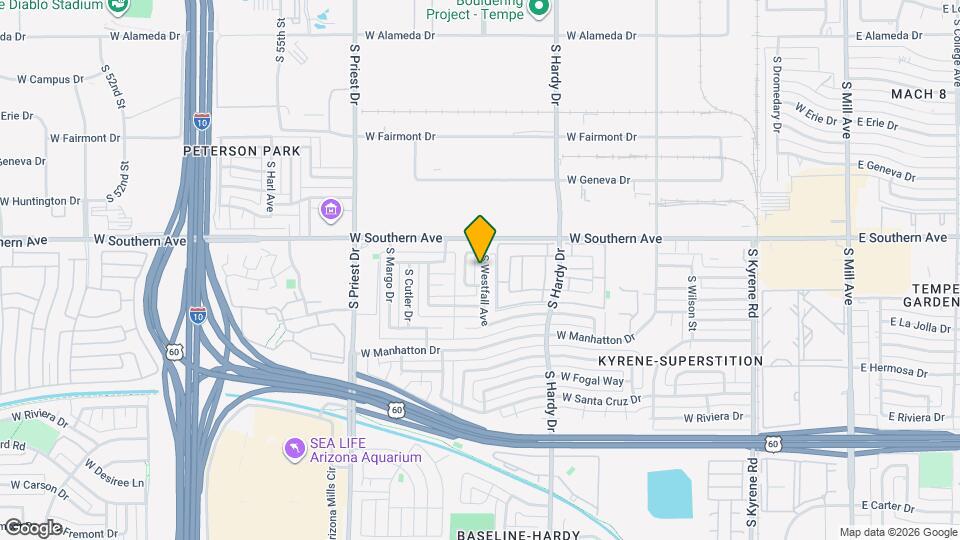 3416 S Westfall Ave Map and Location Details