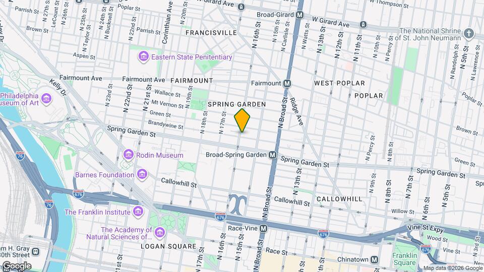 557 N 16th St Map and Location Details