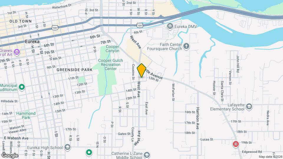 1237 West Ave Map and Location Details