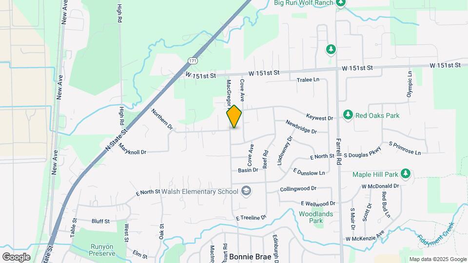 810 MacGregor Rd Map and Location Details