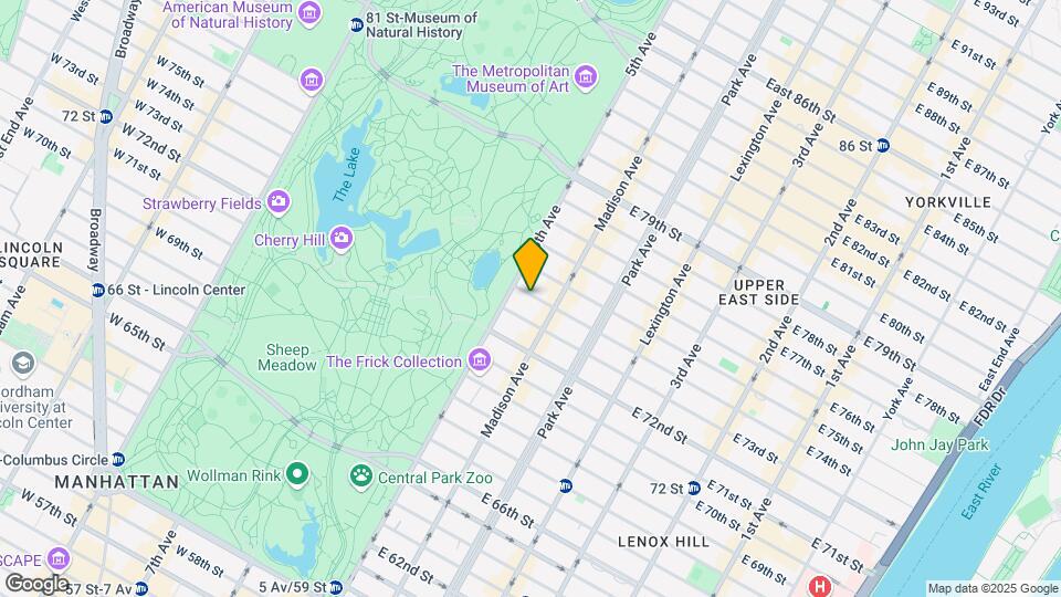 8 E 74th St Map and Location Details